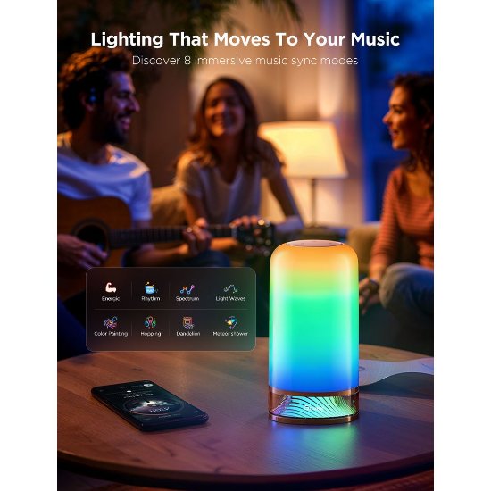 LED stolna svjetiljka GOVEE RGBICWW Table Lamp