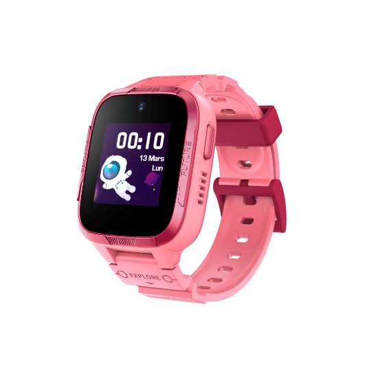 Dječji pametni sat SMART360 Botslab Kids Watch E3 Pro, 4G+ video pozivi, SOS gumb, lociranje, rozi