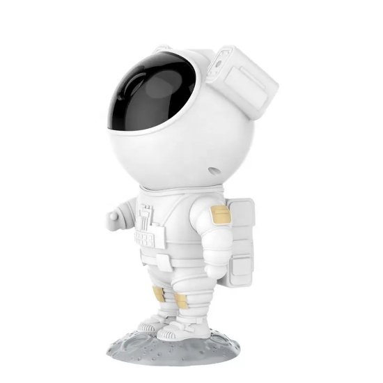 Laserski projektor LONVIS Astronaut, 9 vrsta projekcija, daljinski upravljač, bijeli