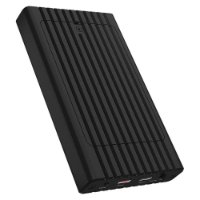 Eksterno kućište ICY BOX IB-2817MCL-C31, aluminijsko, za 2 M.2 NVMe SSD-a, funkcija kloniranja, USB-C, crno