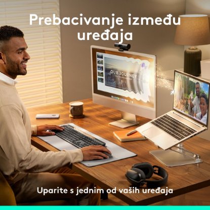 Tipkovnica LOGITECH Signature Slim Solar+, bežična, bluetooth, crna
