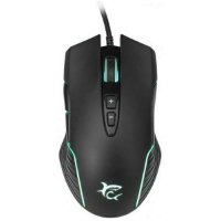 Miš WHITE SHARK Azarah, 6400dpi, optički, žičani, crni