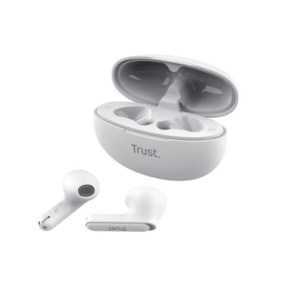 Slušalice TRUST Yavi, in-ear, ENC, bežične, bijele