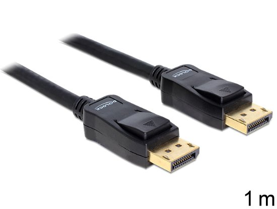 Kabel DELOCK, DisplayPort (M) na DisplayPort (M), 1 m
