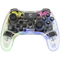 Gamepad WHITE SHARK Legion GPW-8039, bežični, PC/PS4, prozirni