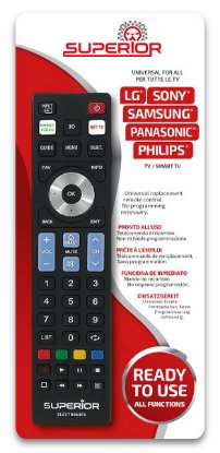 Univerzalni daljinski upravljač SUPERIOR 5U1,za LG/SAMSUNG/SONY/PANASONIC/PHILIPS