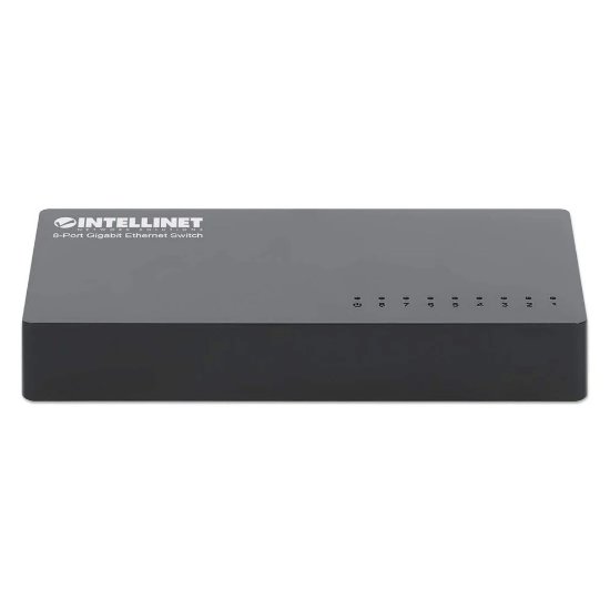 Switch INTELLINET 561754, 10/100/1000 Mbps, 8-port, plastično kućište, kabel Cat6 1m