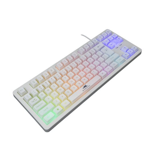 Tipkovnica BARACUDA BGK-01114 Krill, US layout, bijela