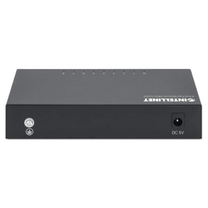 Switch INTELLINET 523318, 10/100 Mbps, 8-port, metalno kućište, kabel Cat5e 1m