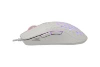Miš BARACUDA BGM-022 Octopus, RGB, optički, 3600dpi, bijeli