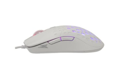 Miš BARACUDA BGM-022 Octopus, RGB, optički, 3600dpi, bijeli