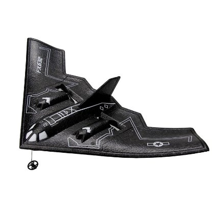 Avion na daljinsko upravljanje JACKO TOYS B-2 Spirit Stealth Bomber, crni