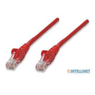 Kabel INTELLINET, patch CAT5e, U/UTP, crveni, 5m