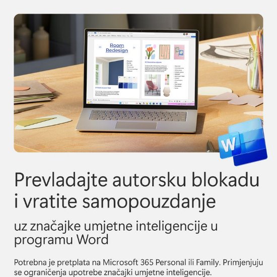 Office MICROSOFT 365 Family, godišnja pretplata