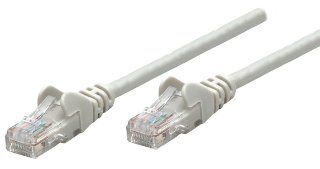 Kabel OCTIO, patch CAT6, U/UTP, sivi, 1m