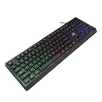 Tipkovnica BARACUDA BGK-02114 Starfish, US layout, crna