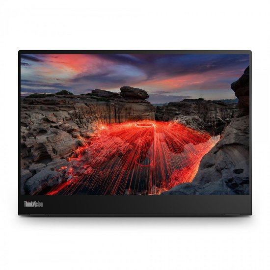 Prijenosni monitor 14" LENOVO ThinkVision M14t Gen 2, 2240x1400, IPS, 60Hz, 8ms, 300cd/m2, crni
