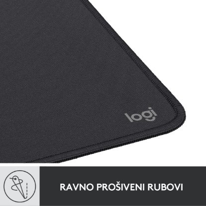 Podloga za miš, LOGITECH Studio, soft, crna
