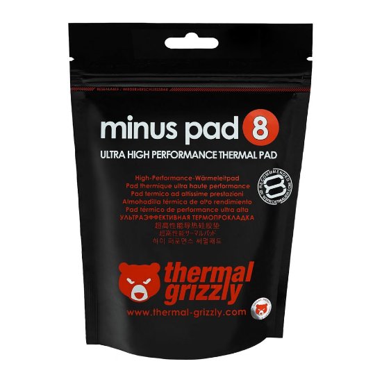 Termalna podloga THERMAL GRIZZLY Minus Pad 8, 30x30mm, t:2,0 mm