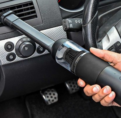 Usisavač MIKAMAX Portable Vacuum Cleaner mini, ručni, usb c, 20-35 minuta rada, crni