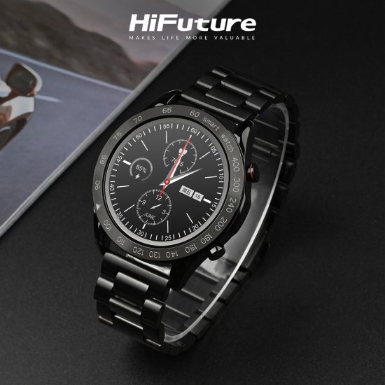 Pametni sat HIFUTURE GoPro, pametne obavijesti, crni