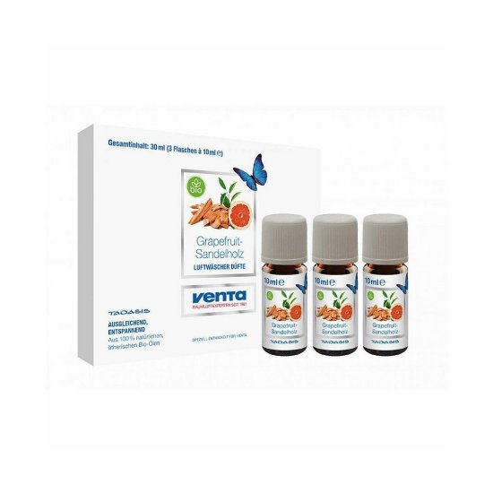 Set eteričnih ulja VENTA, Bio eterično ulje grejp sandalovina 3x10ml