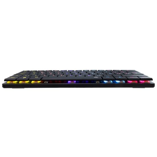 Tipkovnica WHITE SHARK GK-006132 Nagamaki, RGB, smeđi switch, mehanička, UK/HR, USB, crna