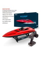 Brod na daljinsko upravljanje JACKO TOYS Rapid Speedboat, crveni