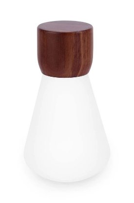 Stolna svjetiljka GINGKO Pentagon Desk Bulb Mini, bežična, tamno smeđa