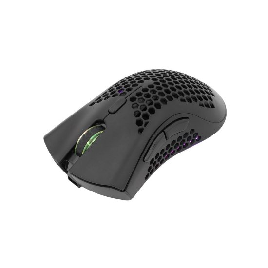 Miš WHITE SHARK Lionel, RGB, optički, bežični, 10000dpi, crni