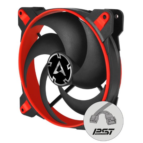 Ventilator ARCTIC BioniX P140 PWM PST, 140mm, 1800 okr/min, crveni