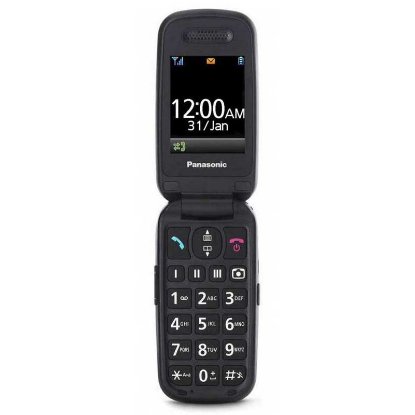 Klasični mobitel PANASONIC KX-TU446EXB, flip, preklopni, crni