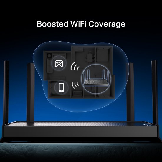 Router TP-LINK Archer BE230 Dual-Band Wi-Fi 7, BE3600, 1xWAN, 4xLAN