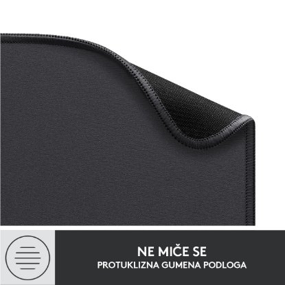 Podloga za miš, LOGITECH Studio, soft, crna