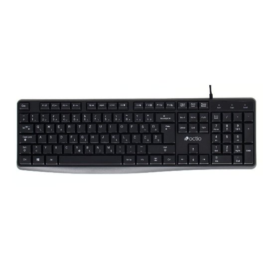 Tipkovnica OCTIO K101U, crna, USB