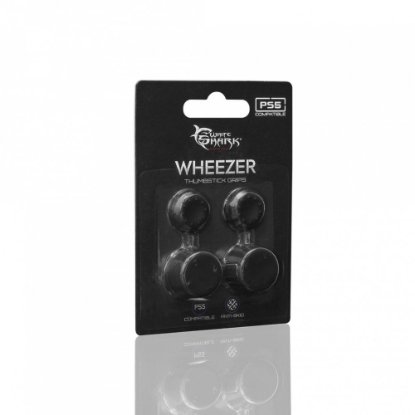 Silikonski nastavci WHITE SHARK Wheezer, za PS5 gamepad, crni