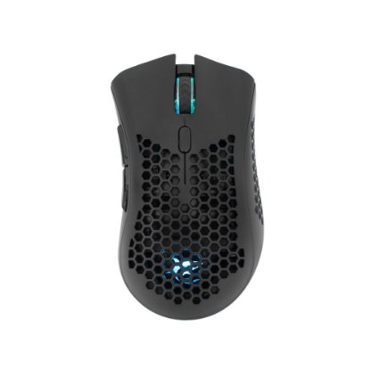 Miš WHITE SHARK Lionel, RGB, optički, bežični, 10000dpi, crni