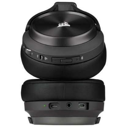 Slušalice CORSAIR Virtuoso RGB Wireless XT, bežične, mikrofon, crne
