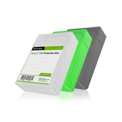 Kutija za HDD ICY BOX IB-AC6025-3, za 2x 2,5" HDD/SSD, 3 komada