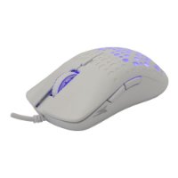 Miš BARACUDA BGM-022 Octopus, RGB, optički, 3600dpi, bijeli