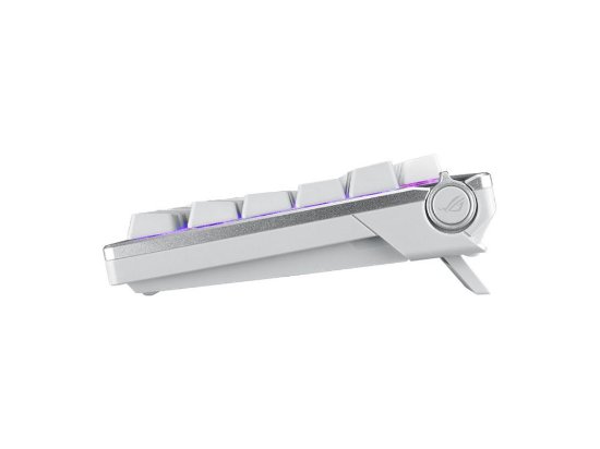 Tipkovnica ASUS ROG Azoth, RGB, mehanička, ROG NX Red switch, bežična, US Layout, bijela, USB