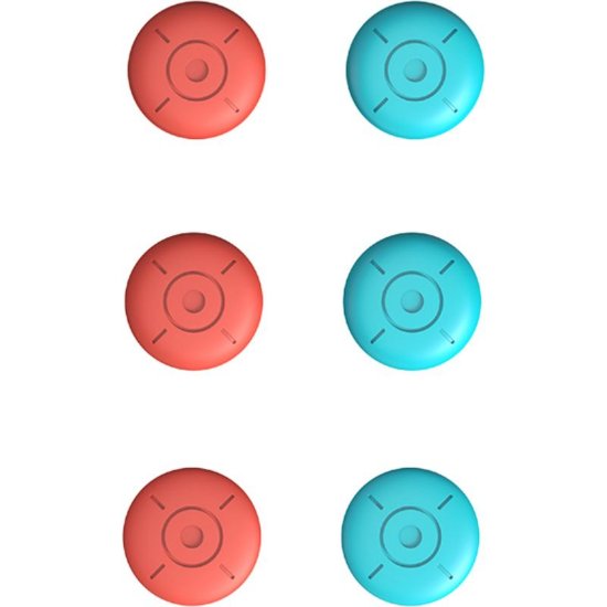 Nastavci za analog QWARE Thumb Grips, za Nintendo Switch 2, plavo-crveni