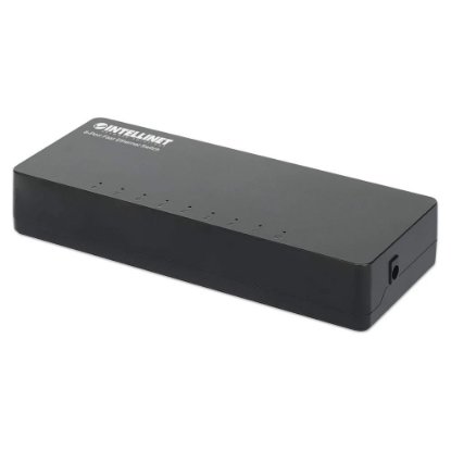 Switch INTELLINET 561730, 10/100 Mbps, 8-port, plastično kućište, kabel Cat5e 1m