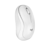 Miš LOGITECH M240 Silent, optički, bežični, Bluetooth, bijeli