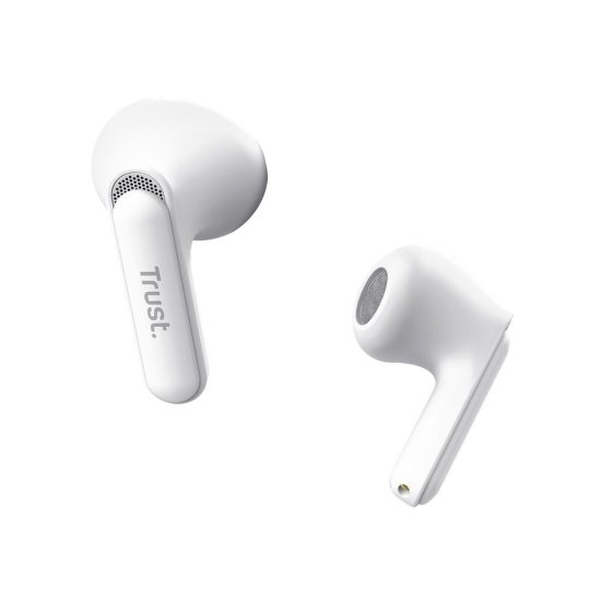 Slušalice TRUST Yavi, in-ear, ENC, bežične, bijele