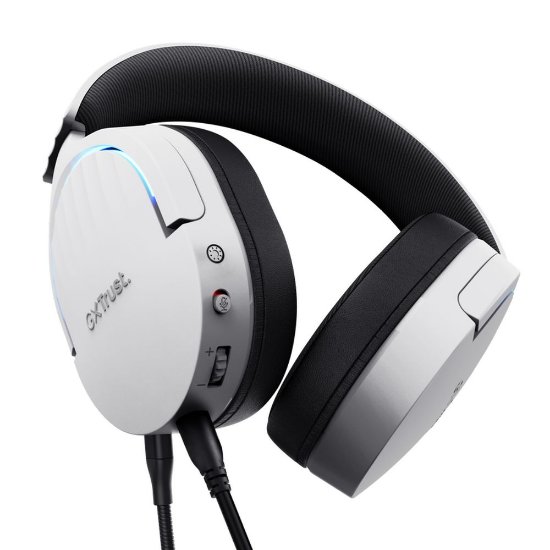 Slušalice TRUST GXT 490W Fayzo, 7.1, RGB, USB, bijele