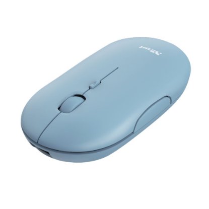 Miš TRUST Puck, optički, bežični, BT, 1600dpi, plavi