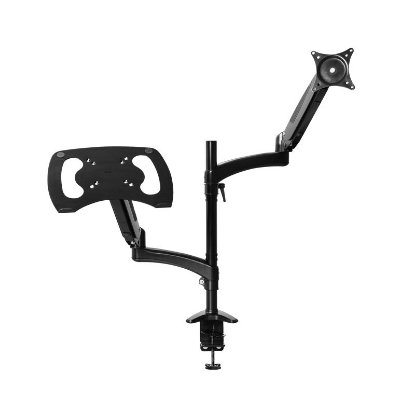 Stalak za monitor i laptop TRUST Mara, stolni, do 32", za monitor+laptop, crni