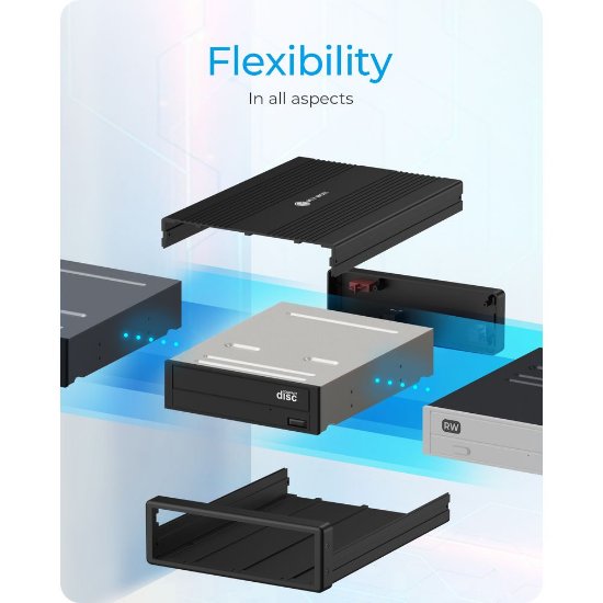 Eksterno kućište ICY BOX IB-525-U3, za 1x 5,25" SATA DVD/Blue-Ray drive