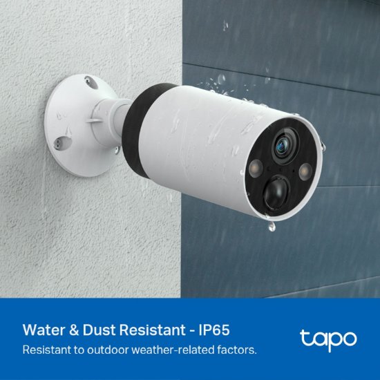 Mrežna nadzorna kamera TP-LINK Tapo C420S1, Tapo H200 Hub, 2K, baterijska, vanjska, WiFi, senzor pokreta, noćno snimanje